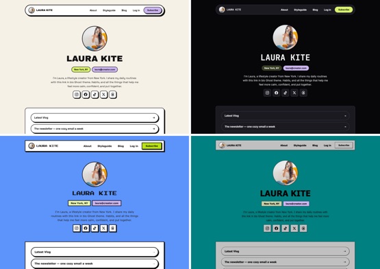 Kite Ghost Theme - 12 visual styles
