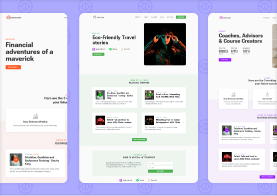 Siskin - Podcast Ghost Theme