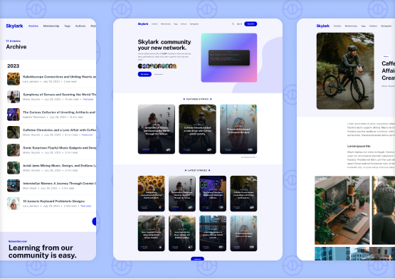 Skylark theme variations